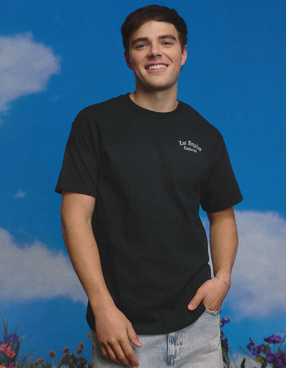 RIOT SOCIETY LA Embroidered Mens Tee