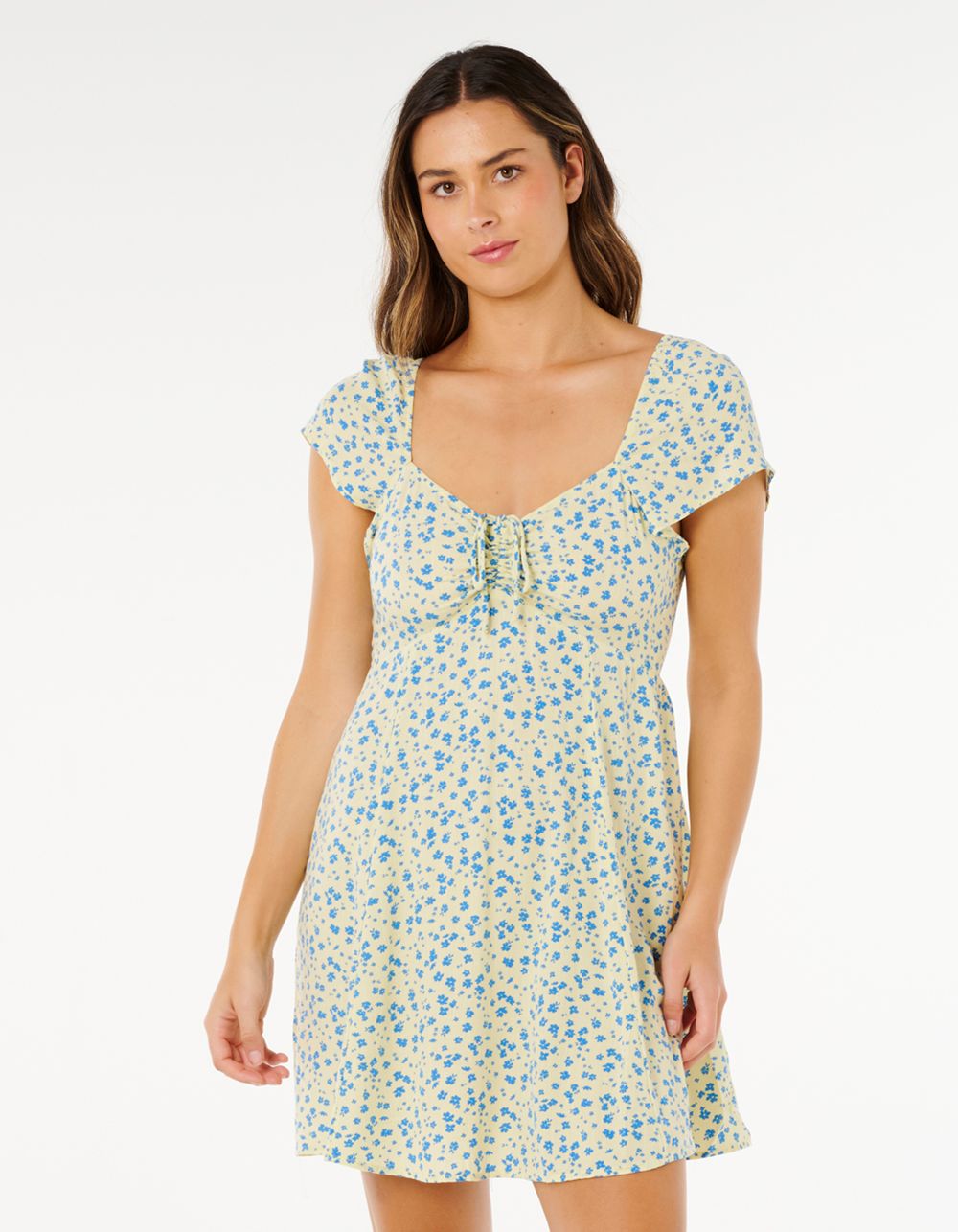 RIP CURL Surf Side Womens Dress - LT YELLOW
