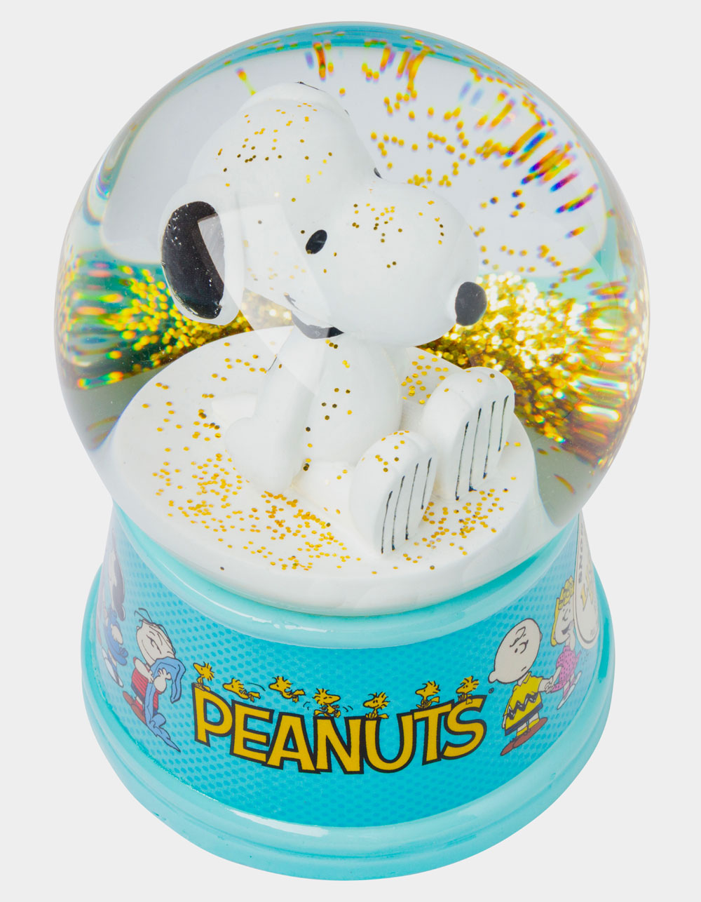 Peanuts Snoopy Light Up Snow Globe BLUE Tillys