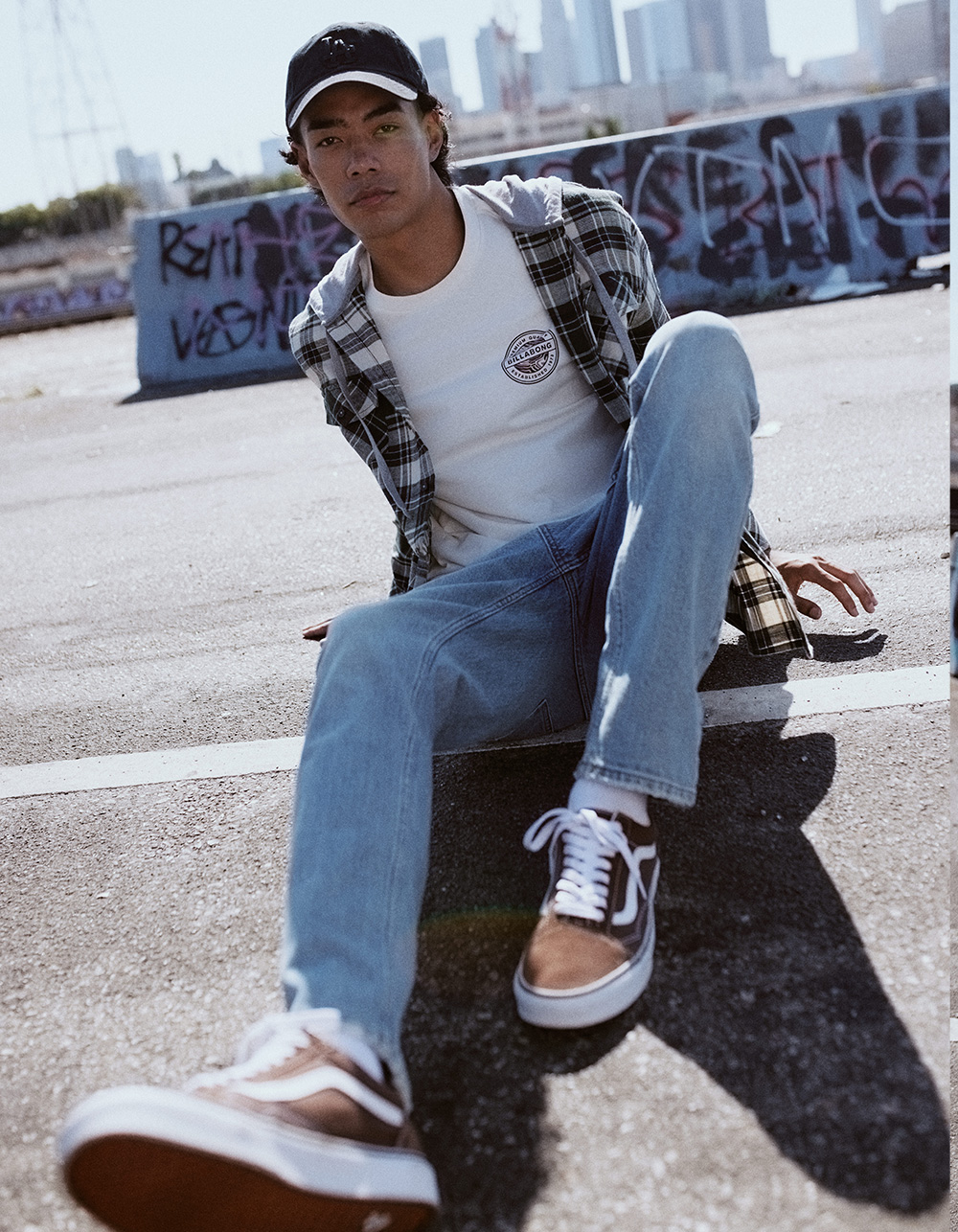 RSQ Mens Relaxed Taper Medium Tint Denim Jeans - MEDIUM WASH