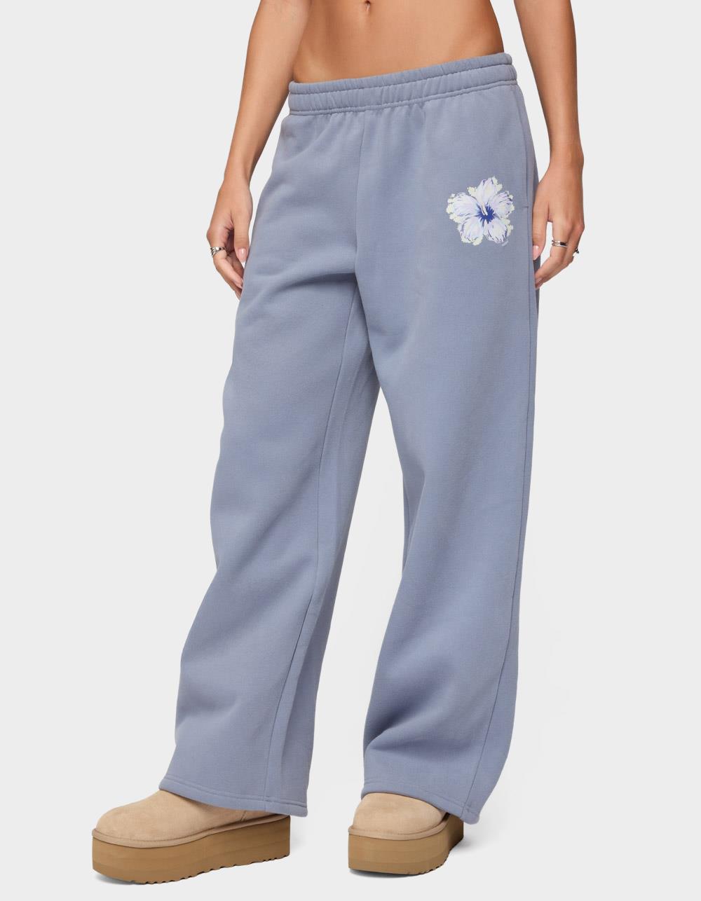 EDIKTED Tropical Bloom Sweatpants