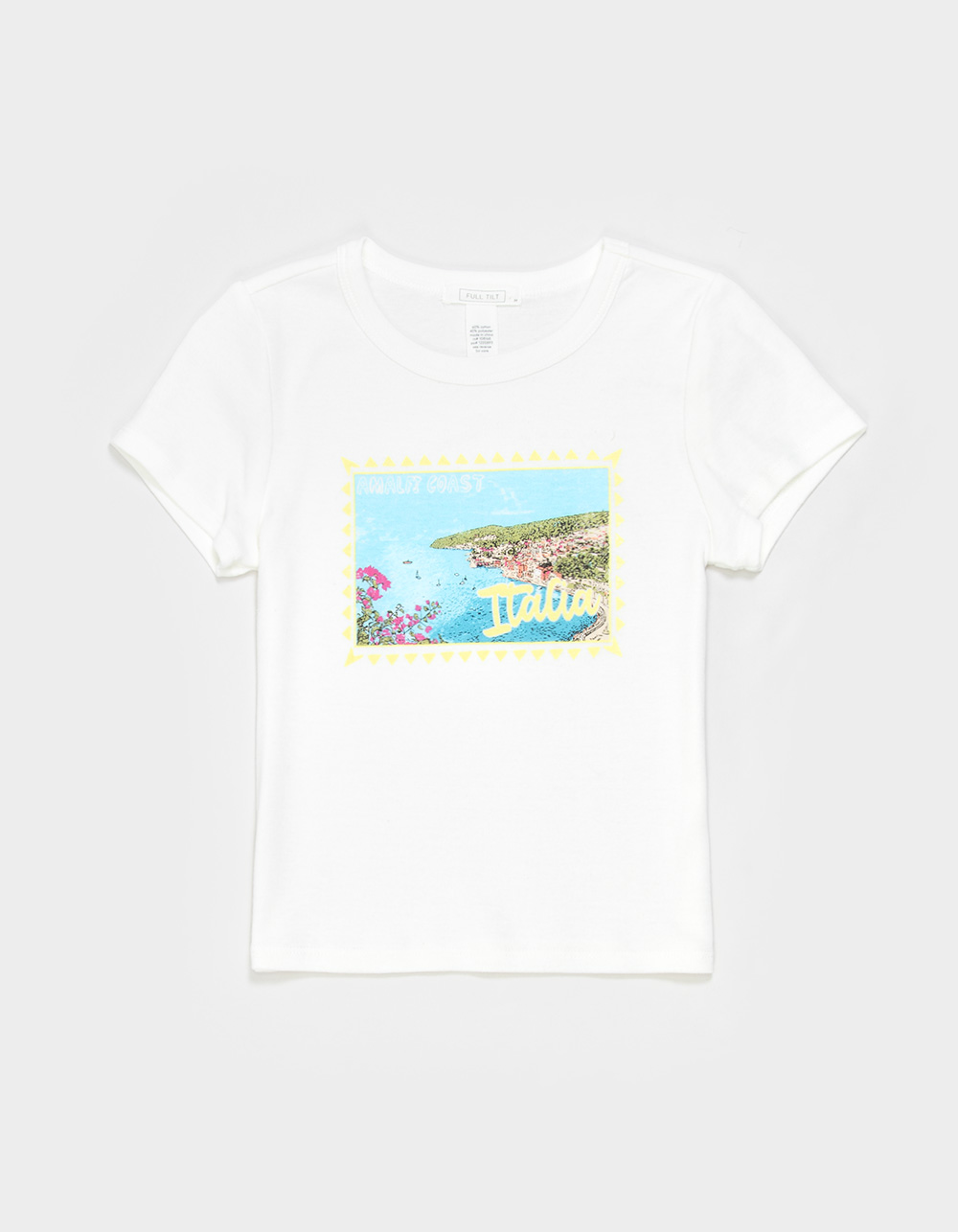 FULL TILT Amalfi Girls Baby Tee - CREAM