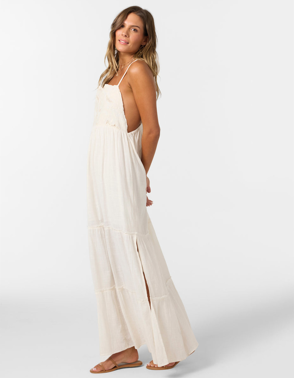 O'NEILL Lisbon Womens Maxi Dress - WHITE