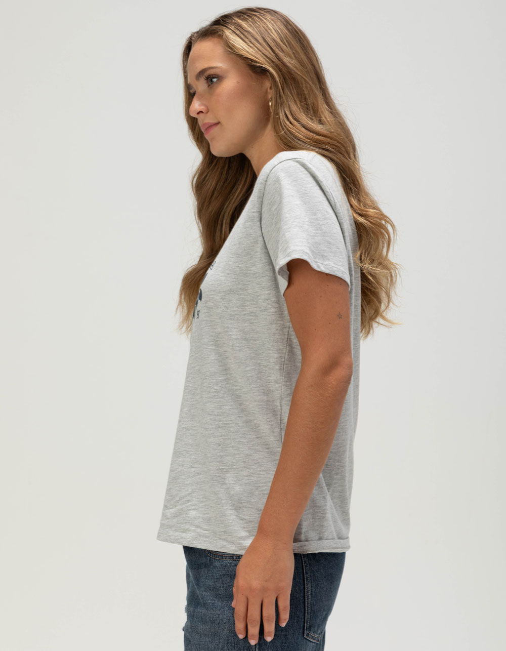 RIP CURL Retro Womens Tee - HEATHER GRAY