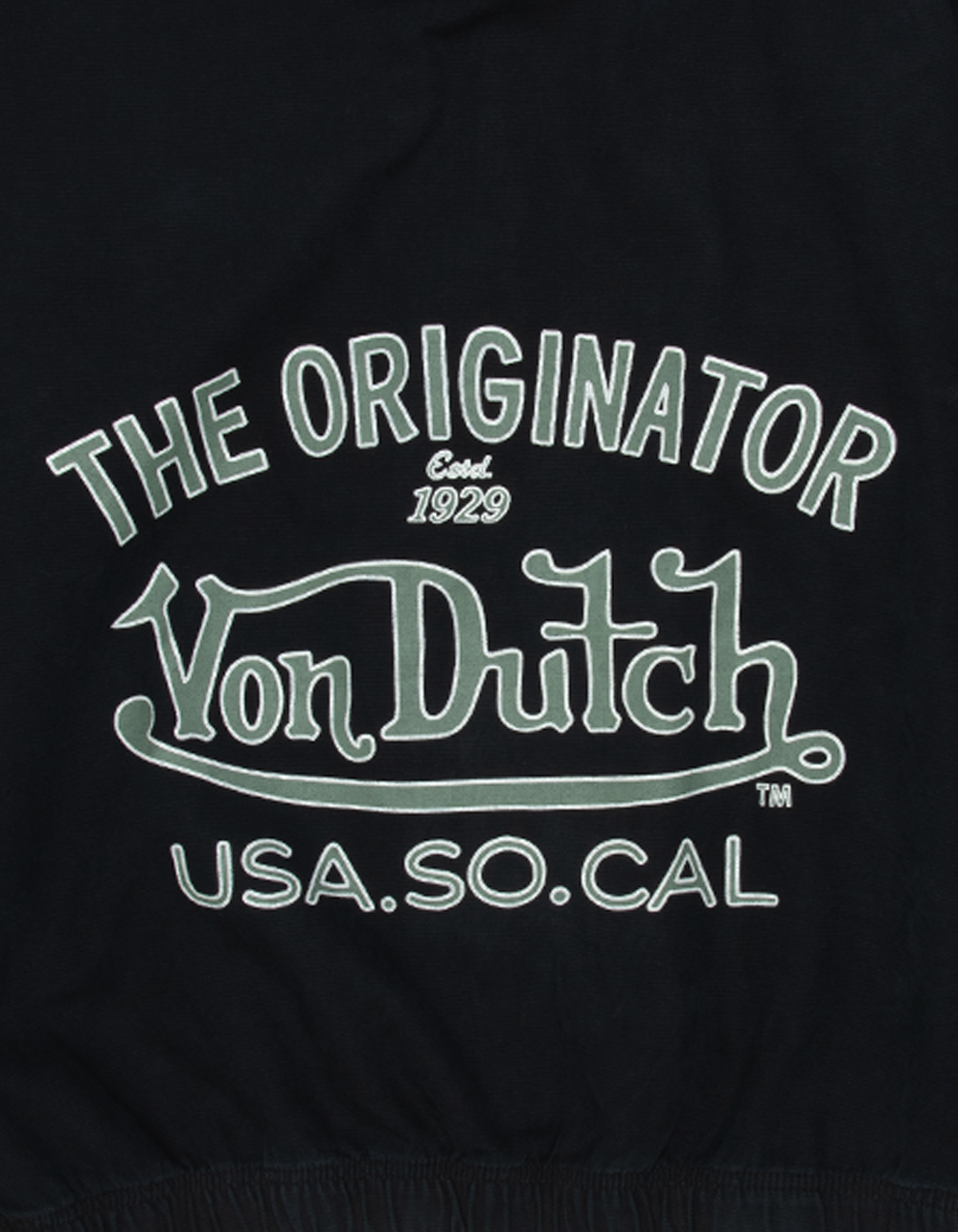 VON DUTCH Invaders Mens Jacket - BLACK