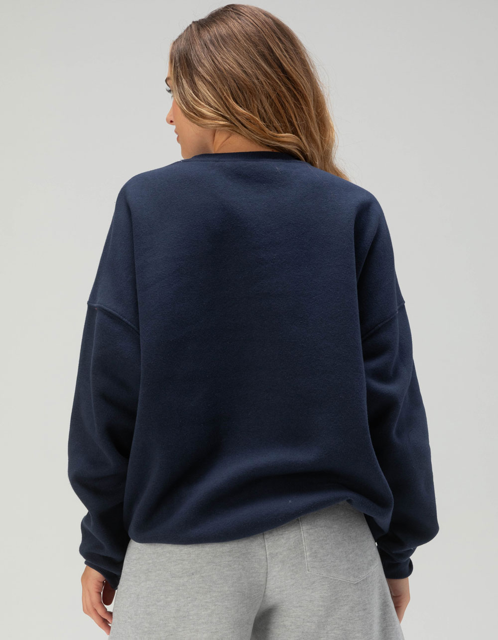 DALLAS COWBOYS Womens Crewneck Sweatshirt - NAVY