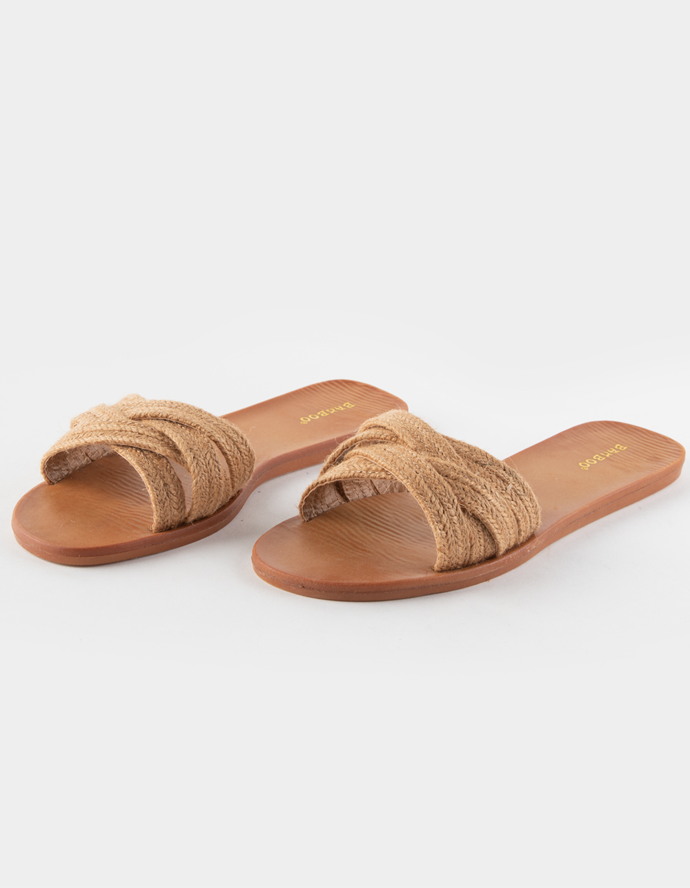 BAMBOO Moonbeam Womens Slide Sandals - TAN | Tillys