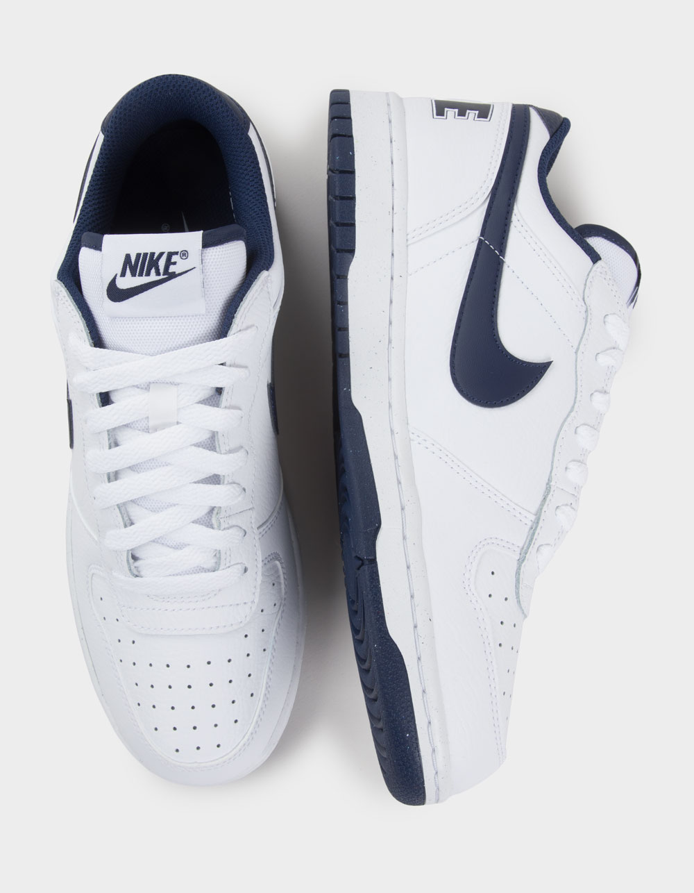 Nike Big Low Mens Shoes - WHT/NVY