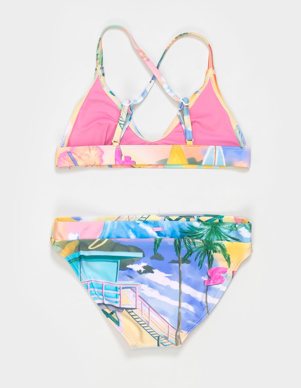 RIP CURL Malibu Girls Bralette Bikini Set - MULTI