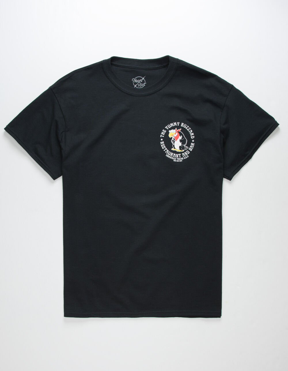 NEON RIOT Yummy Buzzard Mens T-Shirt - BLACK | Tillys