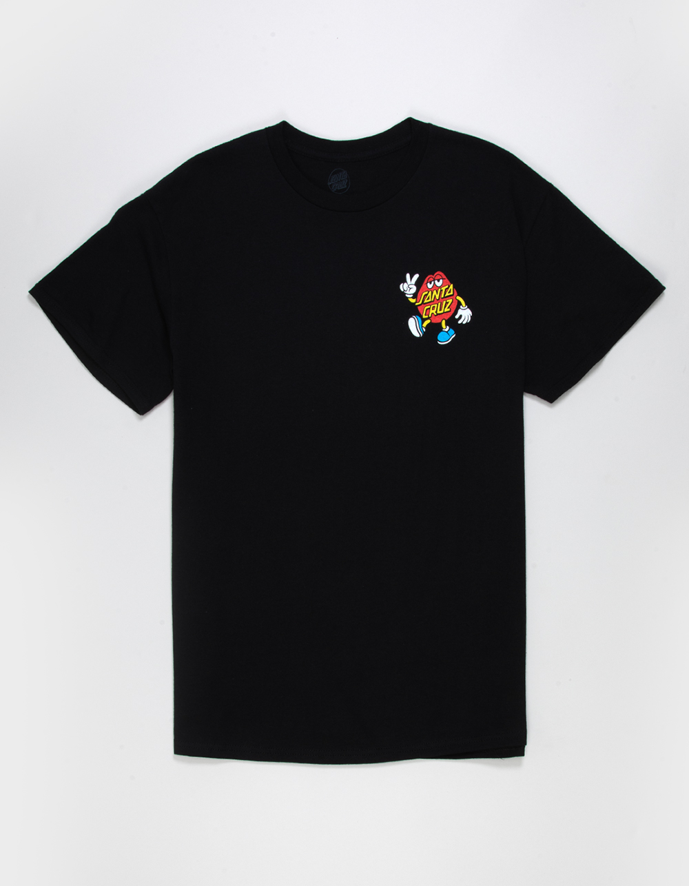 SANTA CRUZ Dot Guy Mens Tee - BLACK