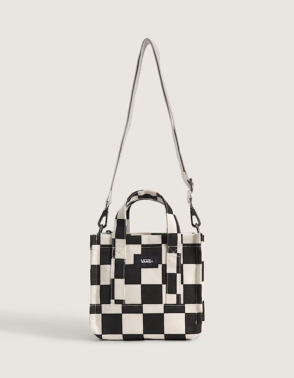 VANS Lil Pergs Checkerboard Tote Bag - Cream Combo