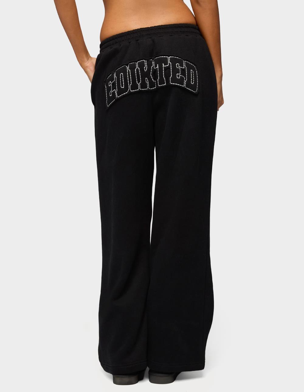 Edikted Forever Sweatpants - BLACK