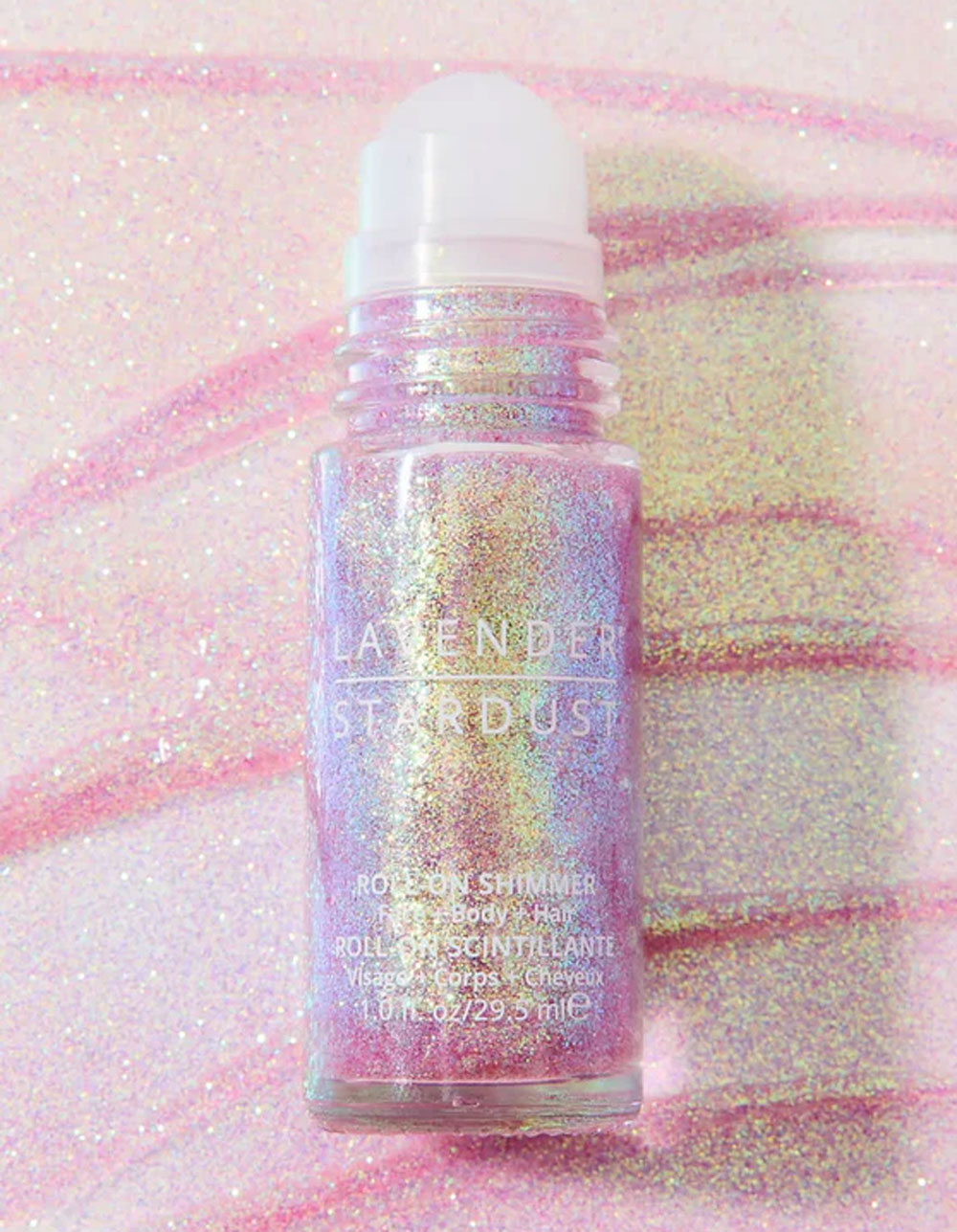 LAVENDER STARDUST Roll-On Shimmer Lavender Glitter - PURPLE
