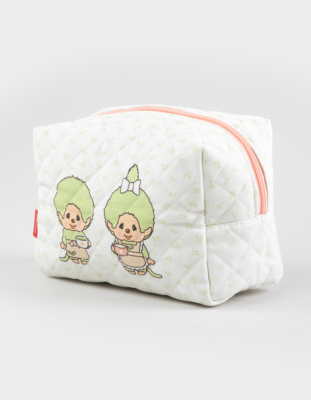MONCHHICHI Matcha Makeup Pouch - WHITE