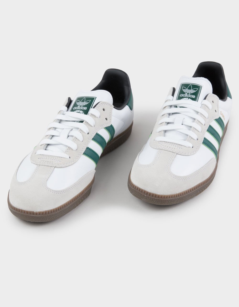 ADIDAS Samba ADV Shoes - WHITE/GREEN