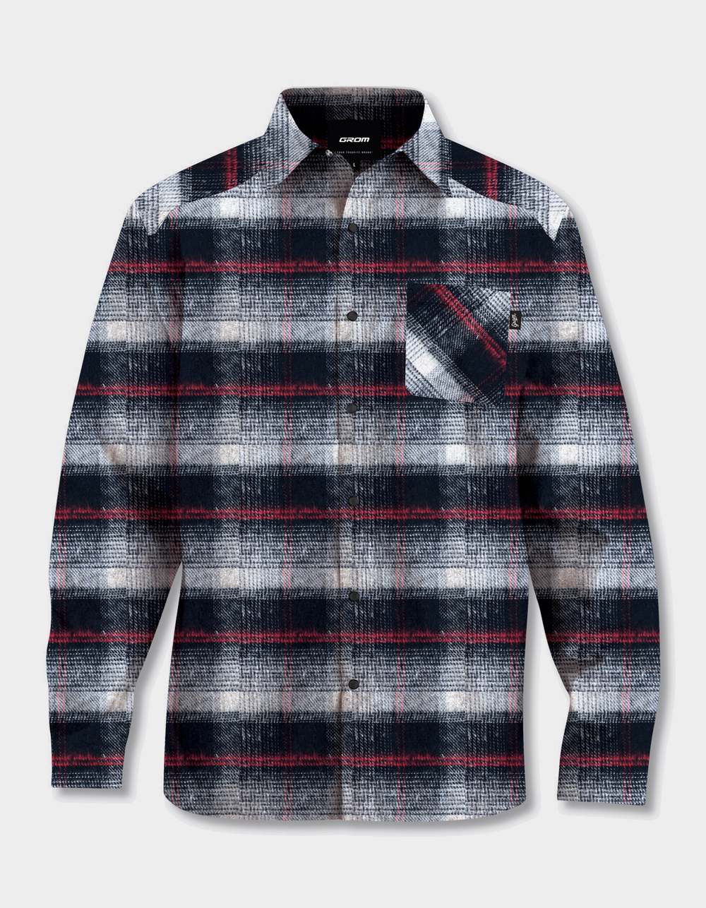 GROM Hombre Boys Flannel - CHARC
