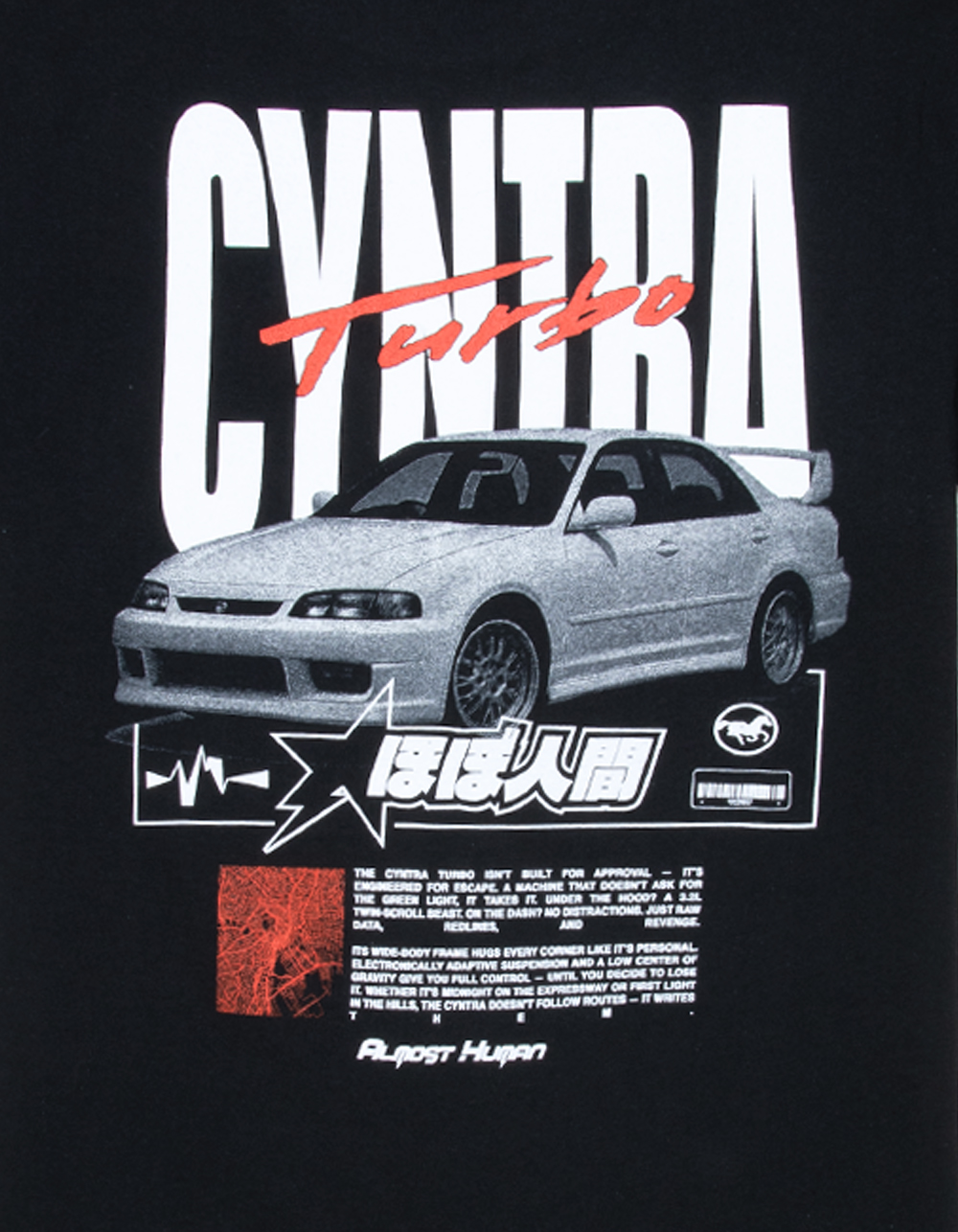 CVLA Cyntra Turbo Boys Tee - BLACK
