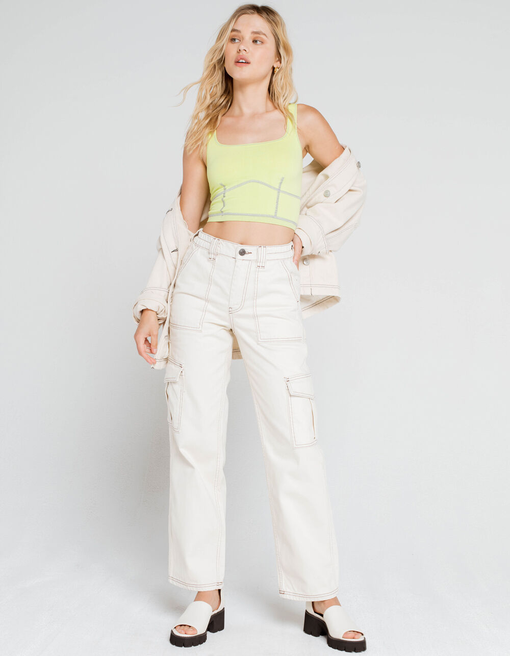 BDG Urban Outfitters Blaine Womens Ecru 