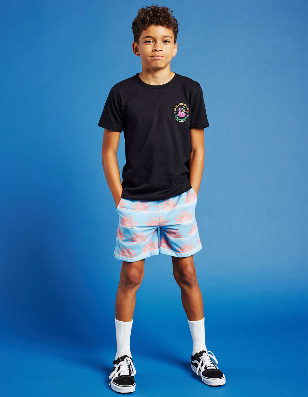 PLEASANT GETAWAY Take A Trip Boys Tee - BLACK