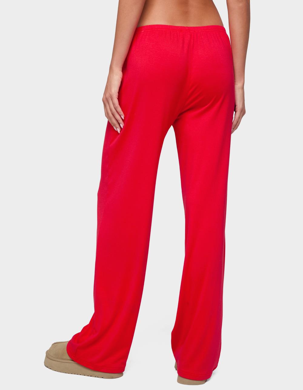 EDIKTED Justina Pants - RED