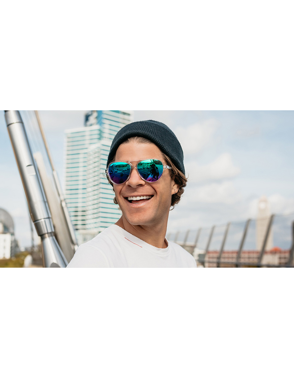 BLENDERS EYEWEAR Crystal Orb Polarized Sunglasses CLEAR Tillys