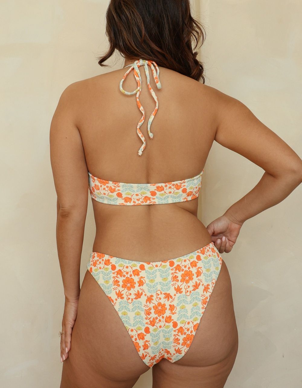 DIPPIN' DAISY'S Sayulita Triangle Bikini Top - ORANGE