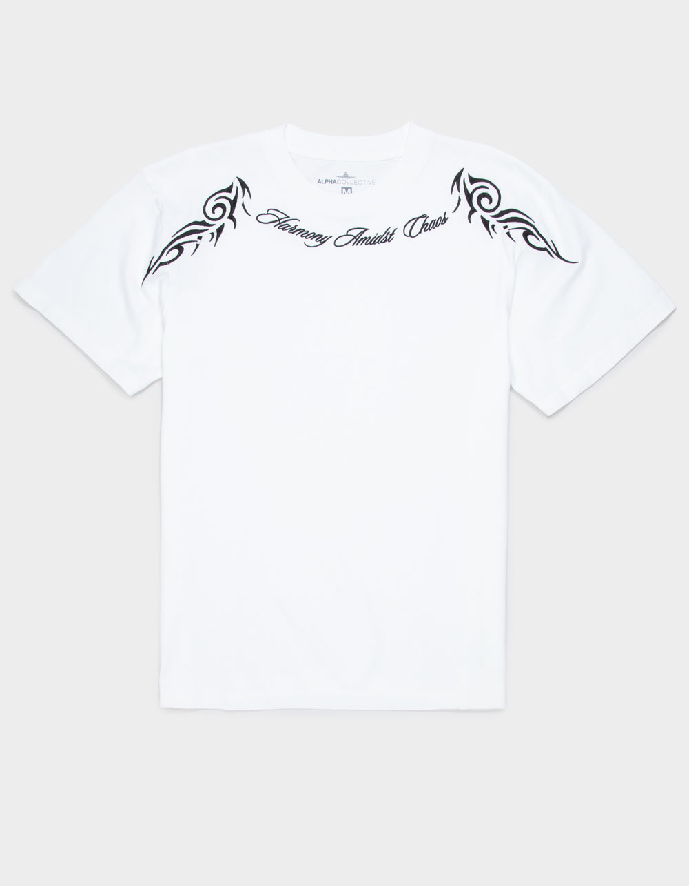 ALPHA COLLECTIVE Harmony Mens Boxy Tee - WHITE