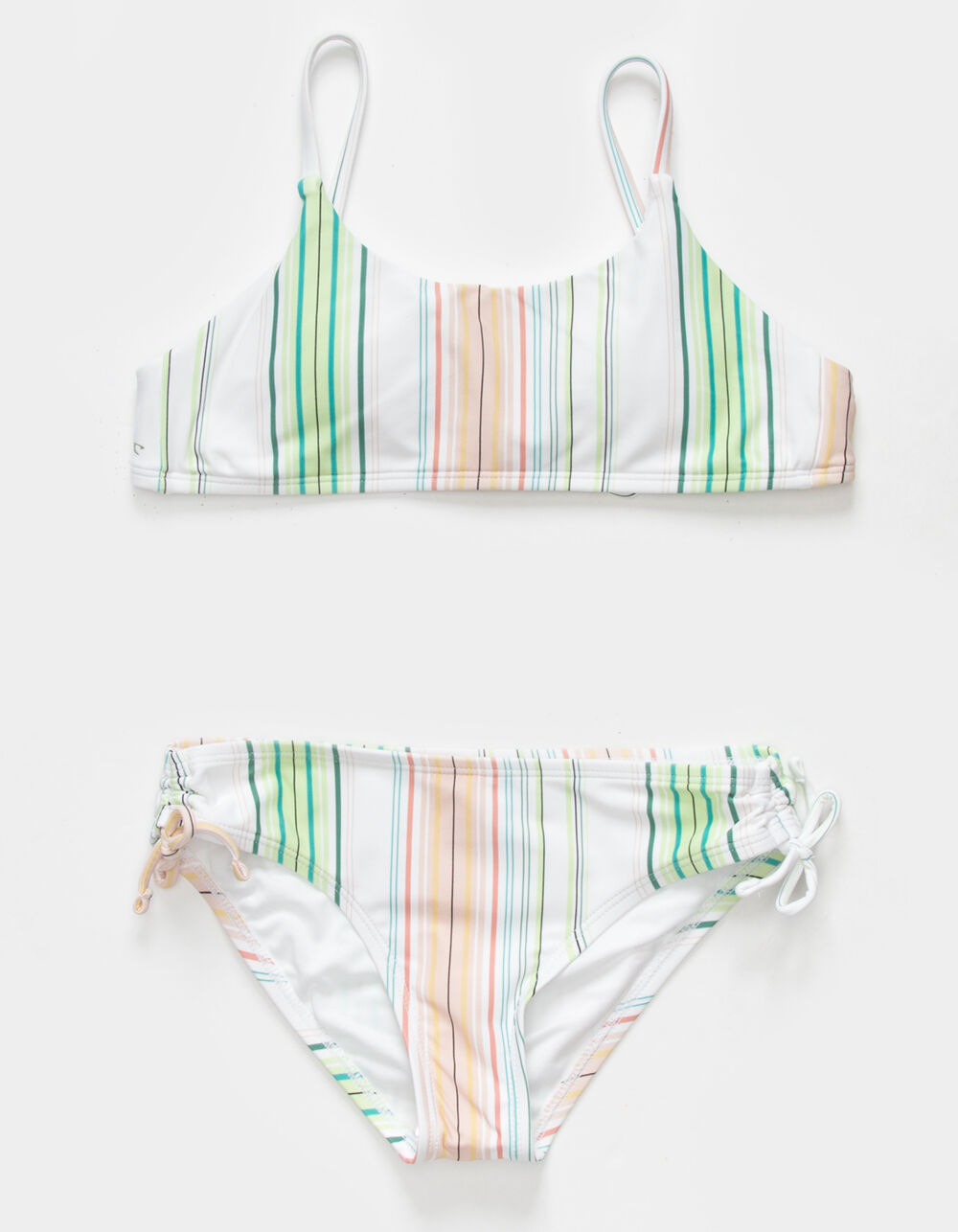 O'NEILL Beach Stripe Girls Scoop Bikini Set - MULTI | Tillys