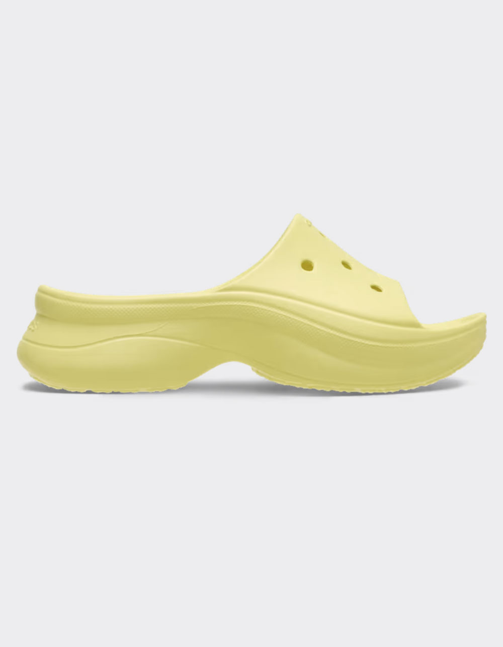 CROCS Bae Womens Slide Sandals - YELLOW