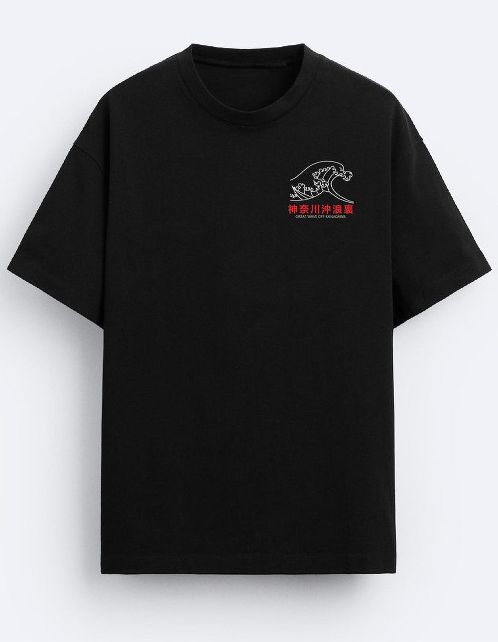 IKIGAI Kanagawa Mens Tee - BLACK