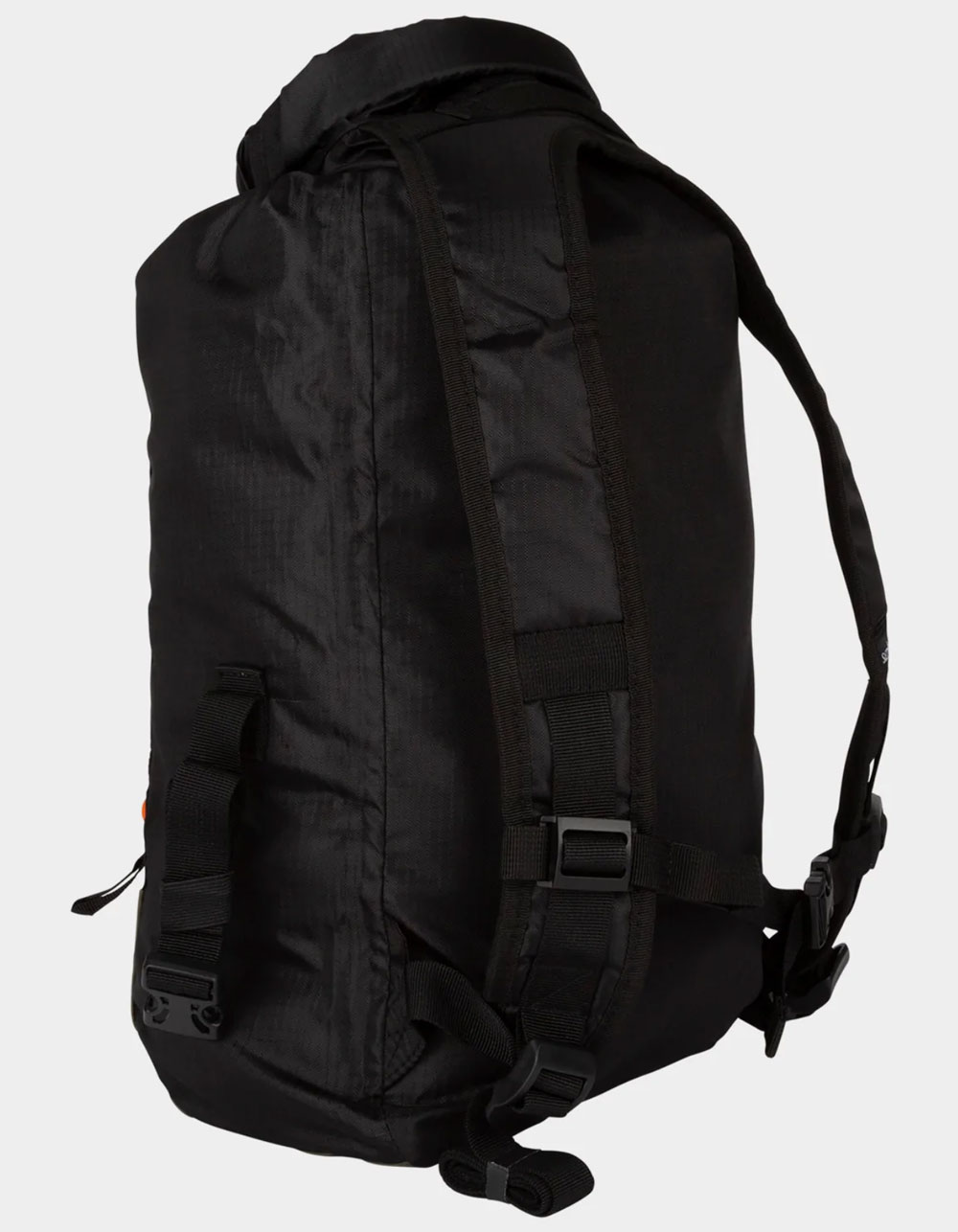 SALTY CREW Thrill Seeker Black Roll Top Backpack - BLACK