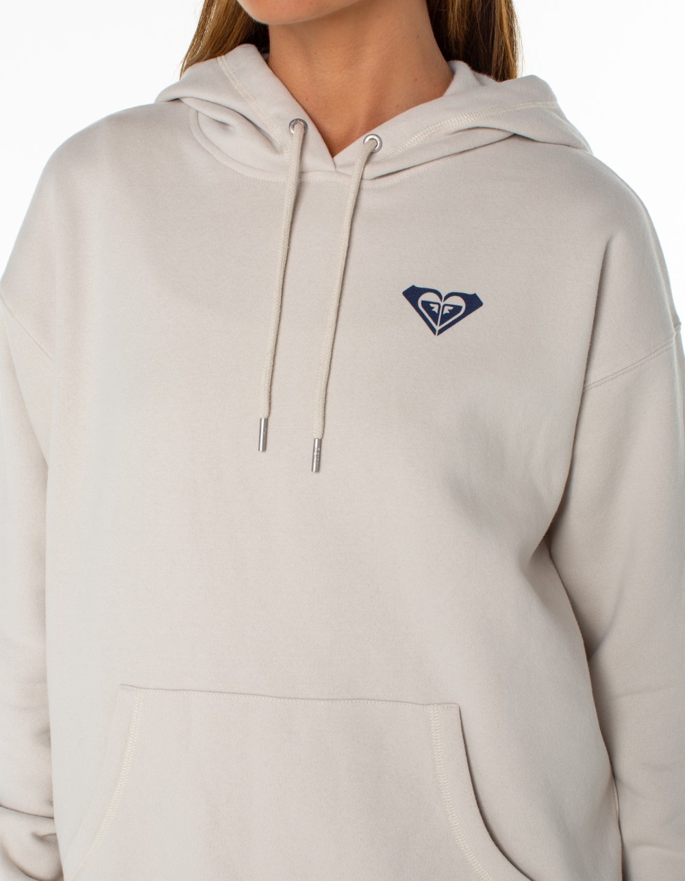 ROXY Raya Womens Hoodie - LIGHT GRAY