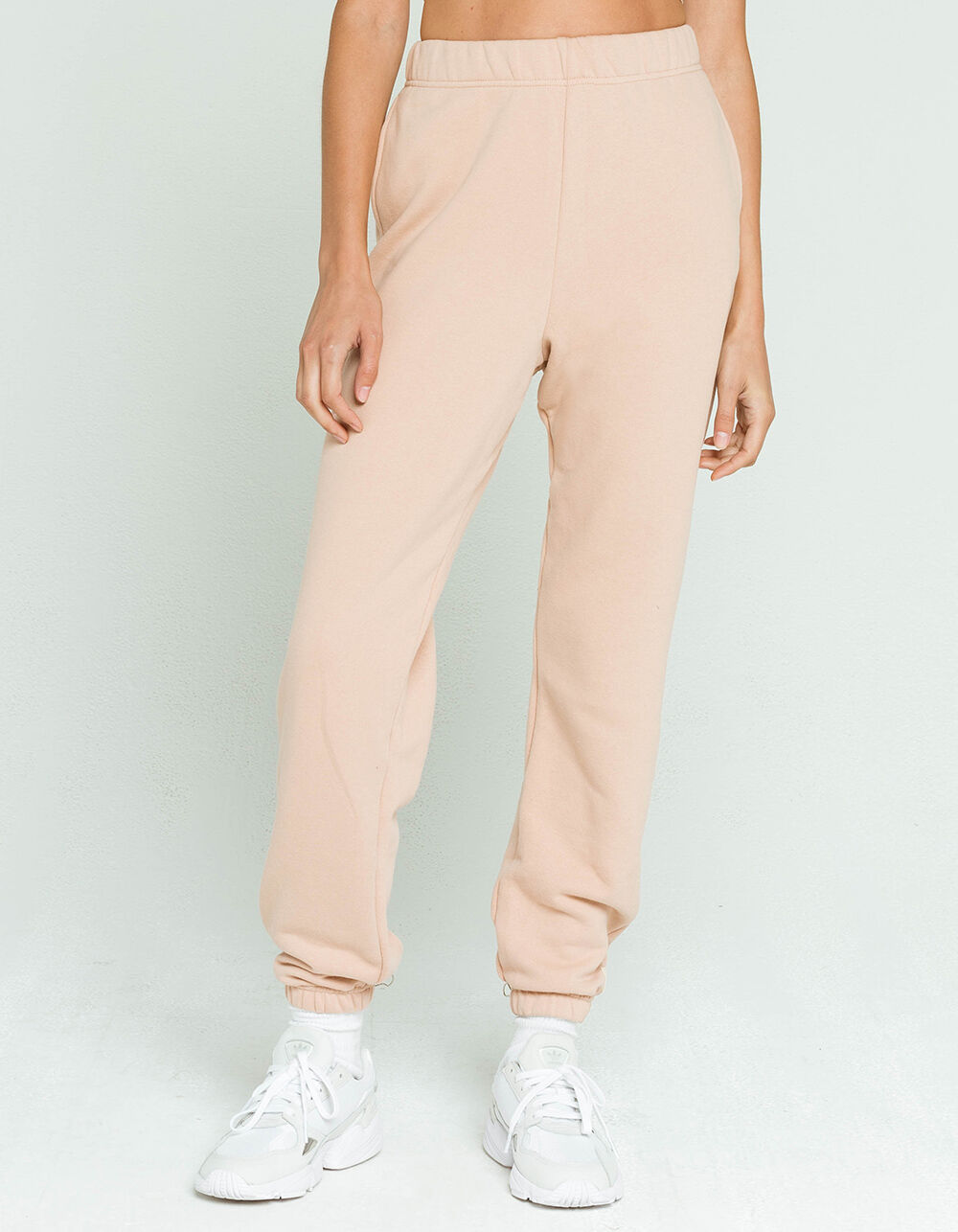 RSQ Oversized Womens Fleece Jogger Sweatpants image number 1