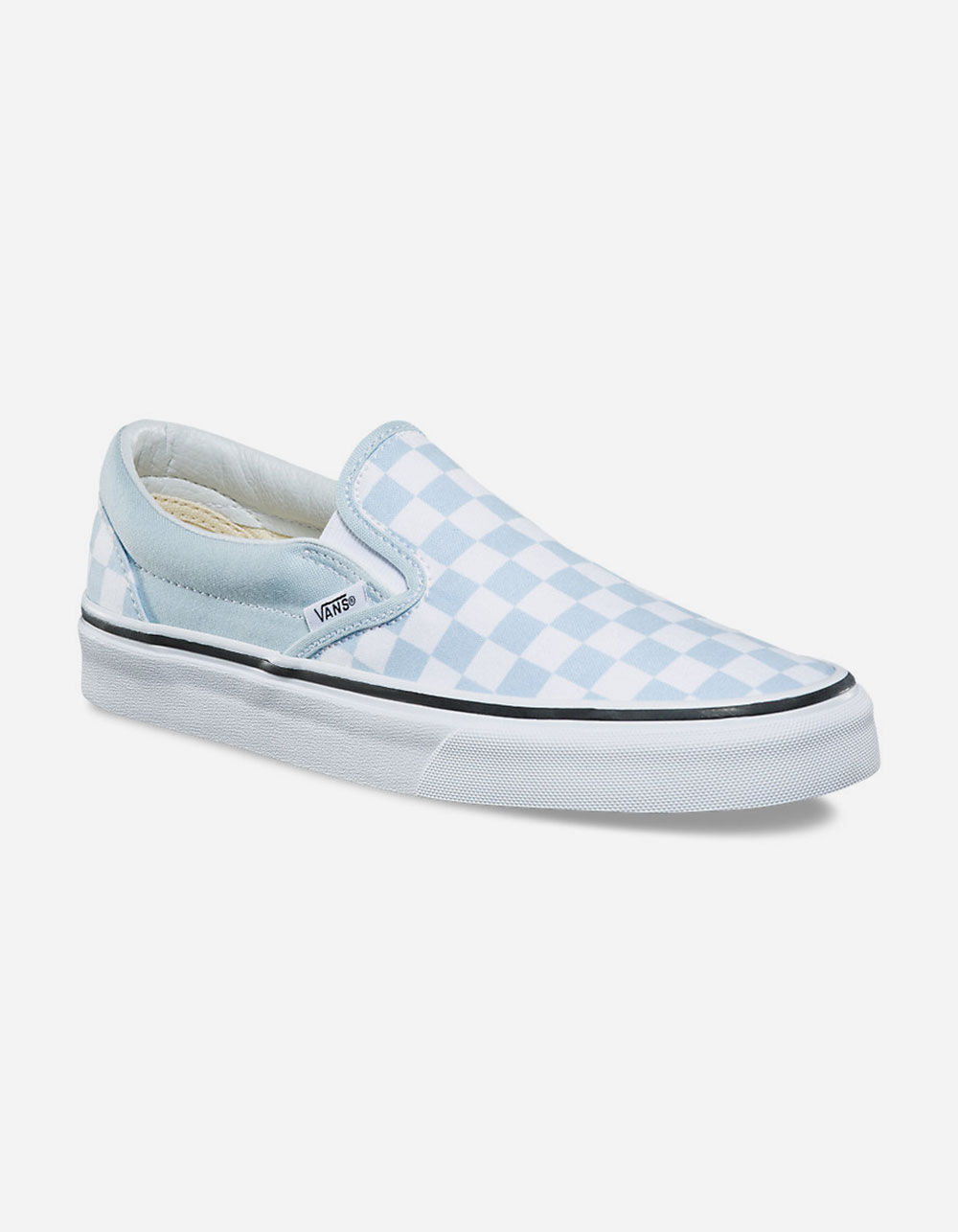 VANS Checkerboard Baby Blue Womens Slip-On Shoes - BABY BLUE | Tillys