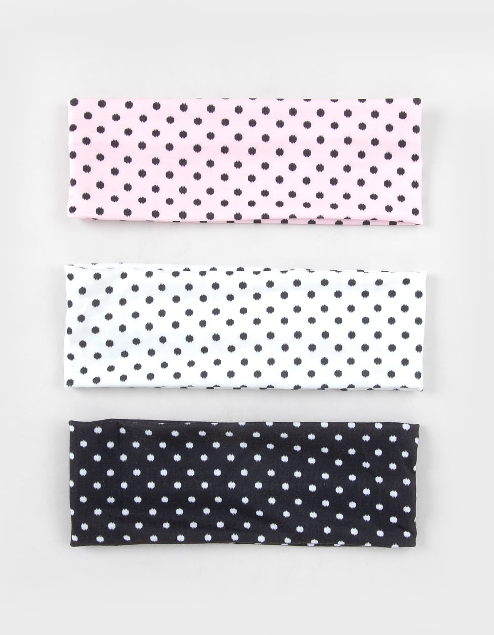 FULL TILT 3 Pack Polka Dot Headbands - MULTI