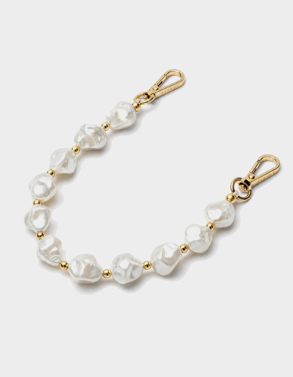 CORDEE CASES Luna Baroque Pearl iPhone 7 Plus/8 Plus Chain Set - ANTIQUE WHITE