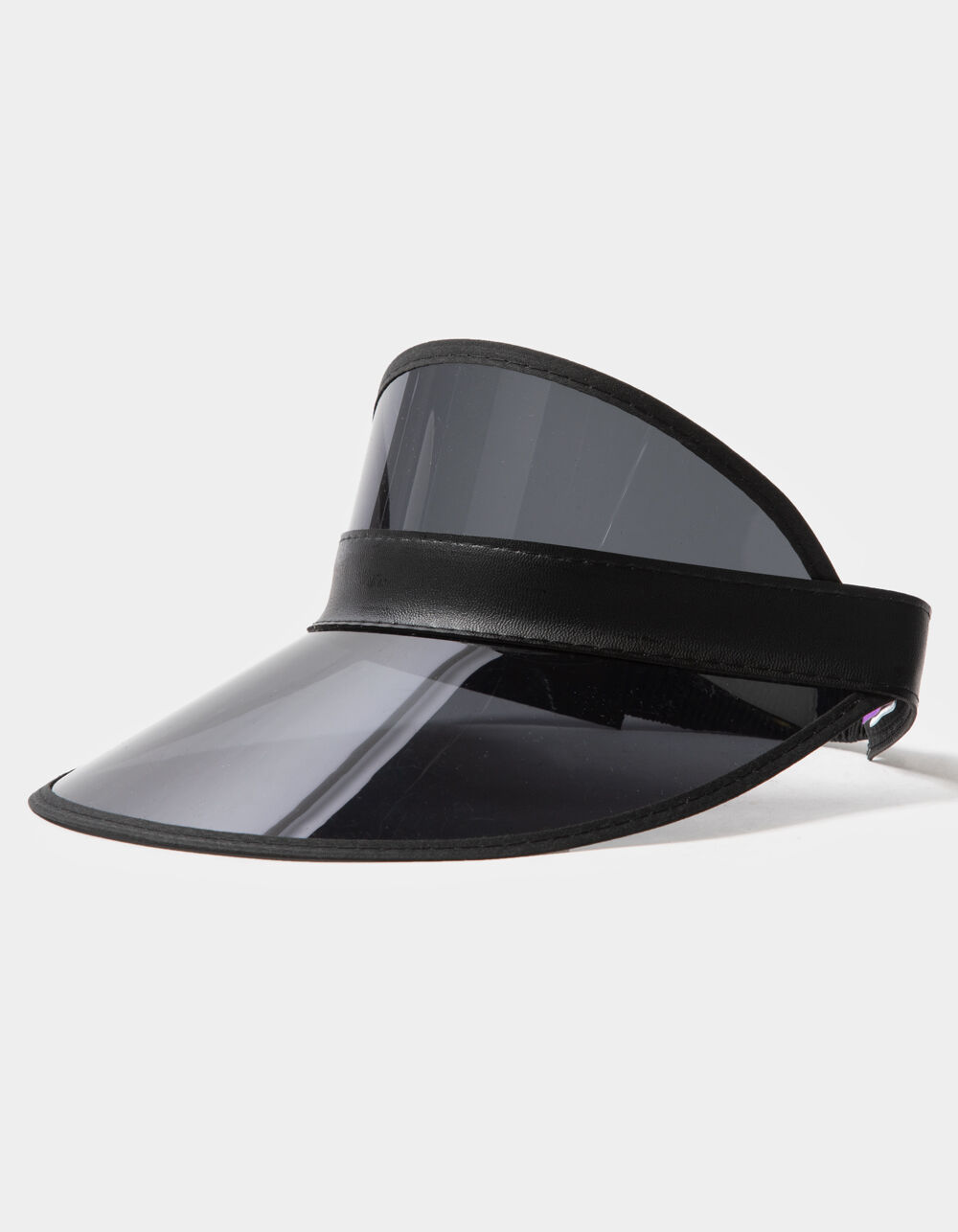 DAVID AND YOUNG Transparent U Womens Black Visor BLACK Tillys