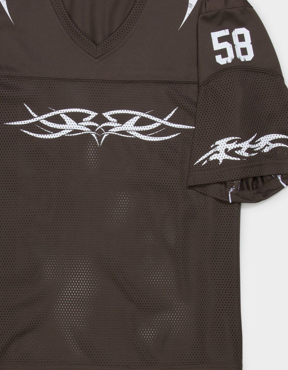 RSQ Mens Mesh Football Jersey - BROWN