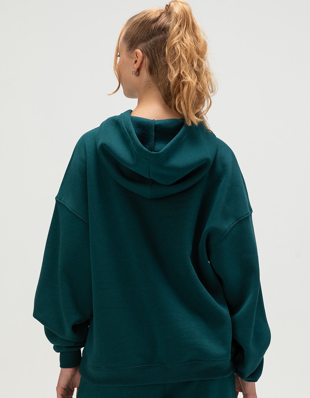 TILLYS Kanga Pocket Womens Hoodie - DK GREEN