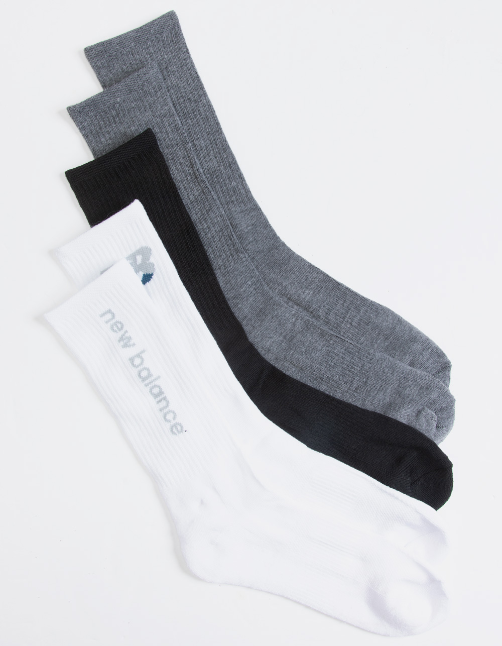 NEW BALANCE Athletic 5 Pack Mens Crew Socks MULTI Tillys