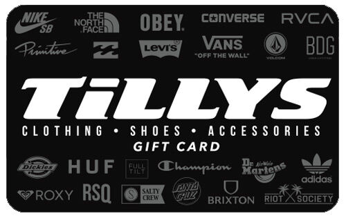 Gift Card - Tillys - 10Tillys | Tillys