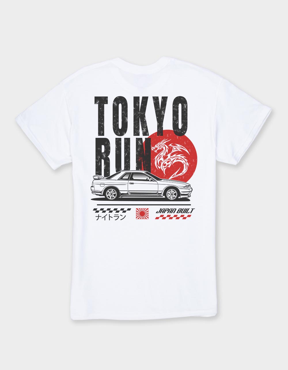 TOKYO Japan Built Unisex Tee - WHITE