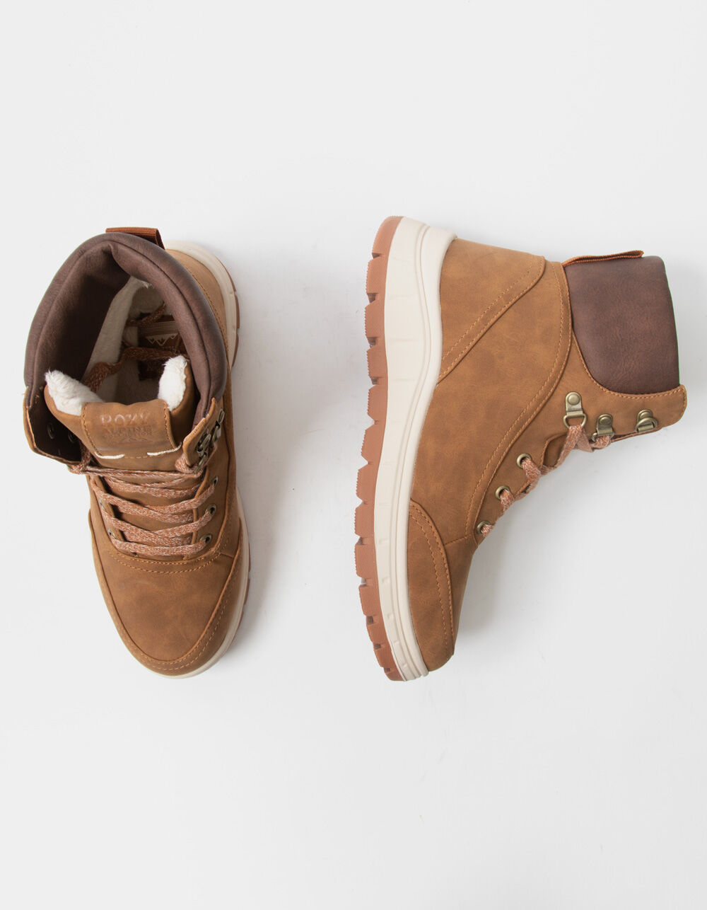 ROXY Womens Karmel LaceUp Boots BROWN Tillys