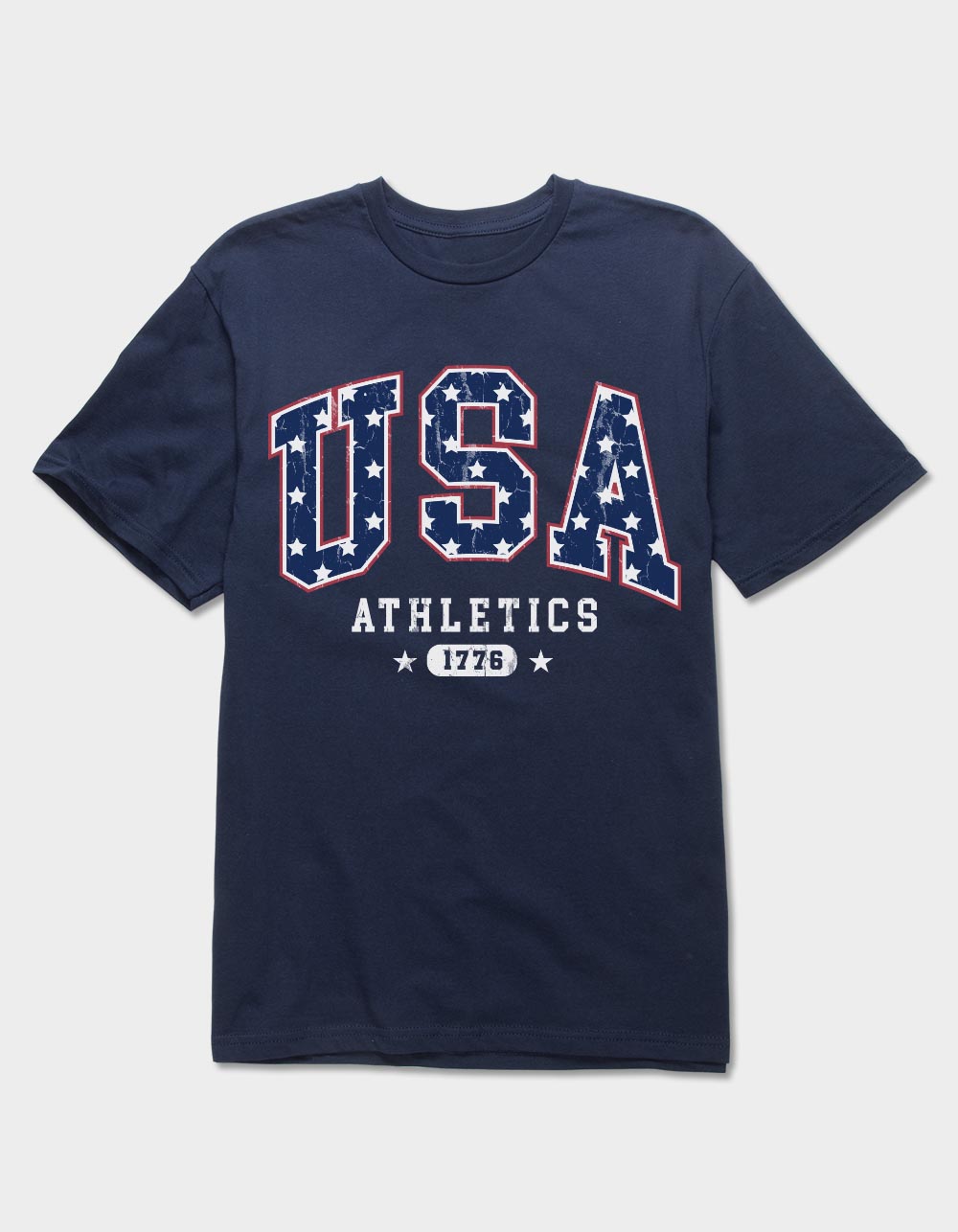 USA Athletics Stars Unisex Tee - NAVY