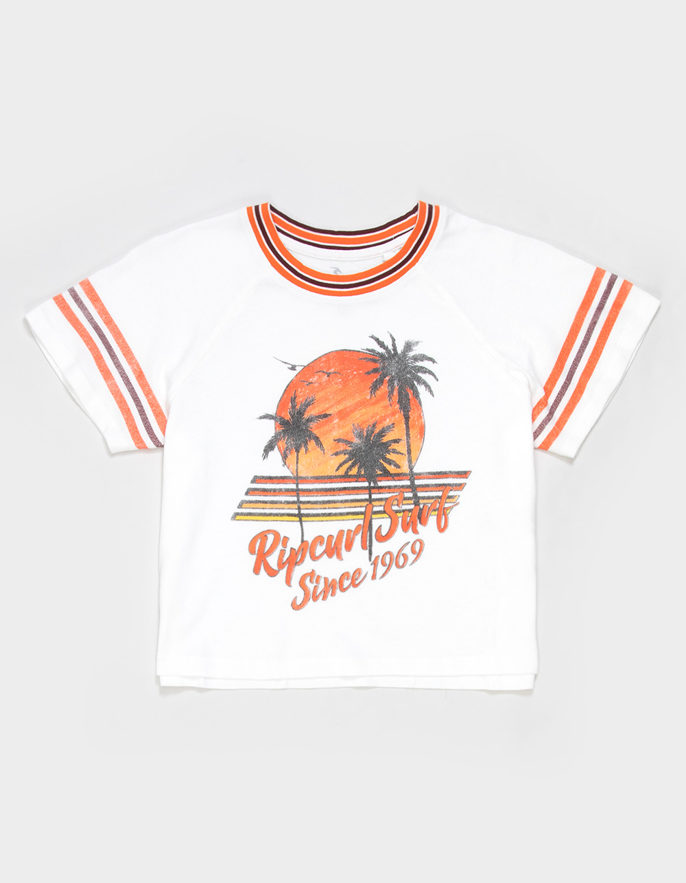 RIP CURL Surf Culture Girls Crop Tee - BONE