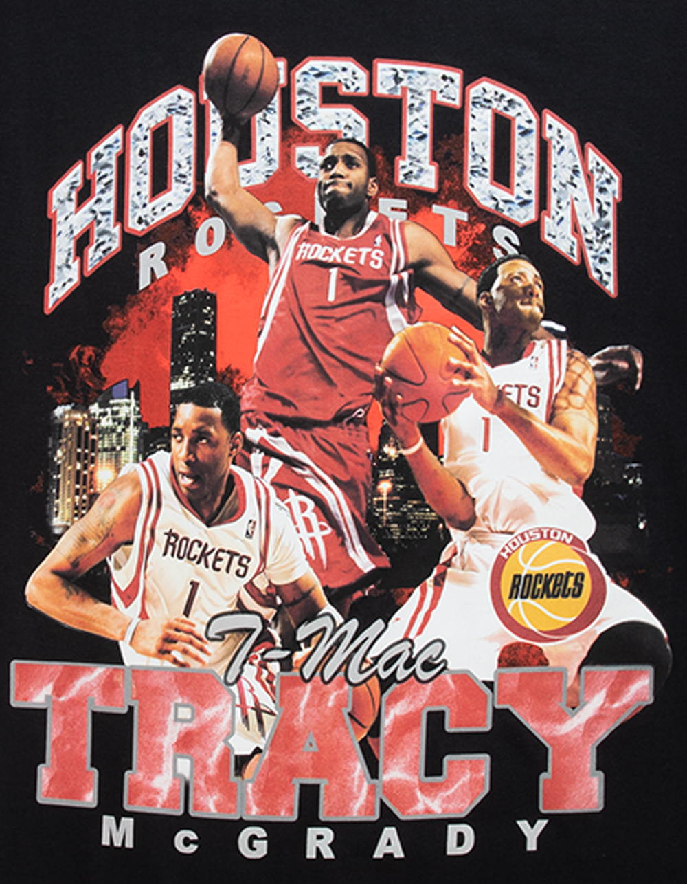 Houston Rockets Vintage Tracy Mcgrady Champion Basketball 