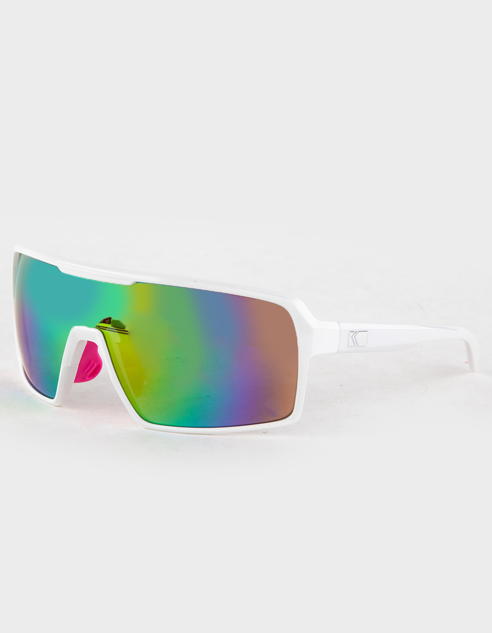 KREEDOM Orion Shield Sunglasses - WHT/PNK | Tillys
