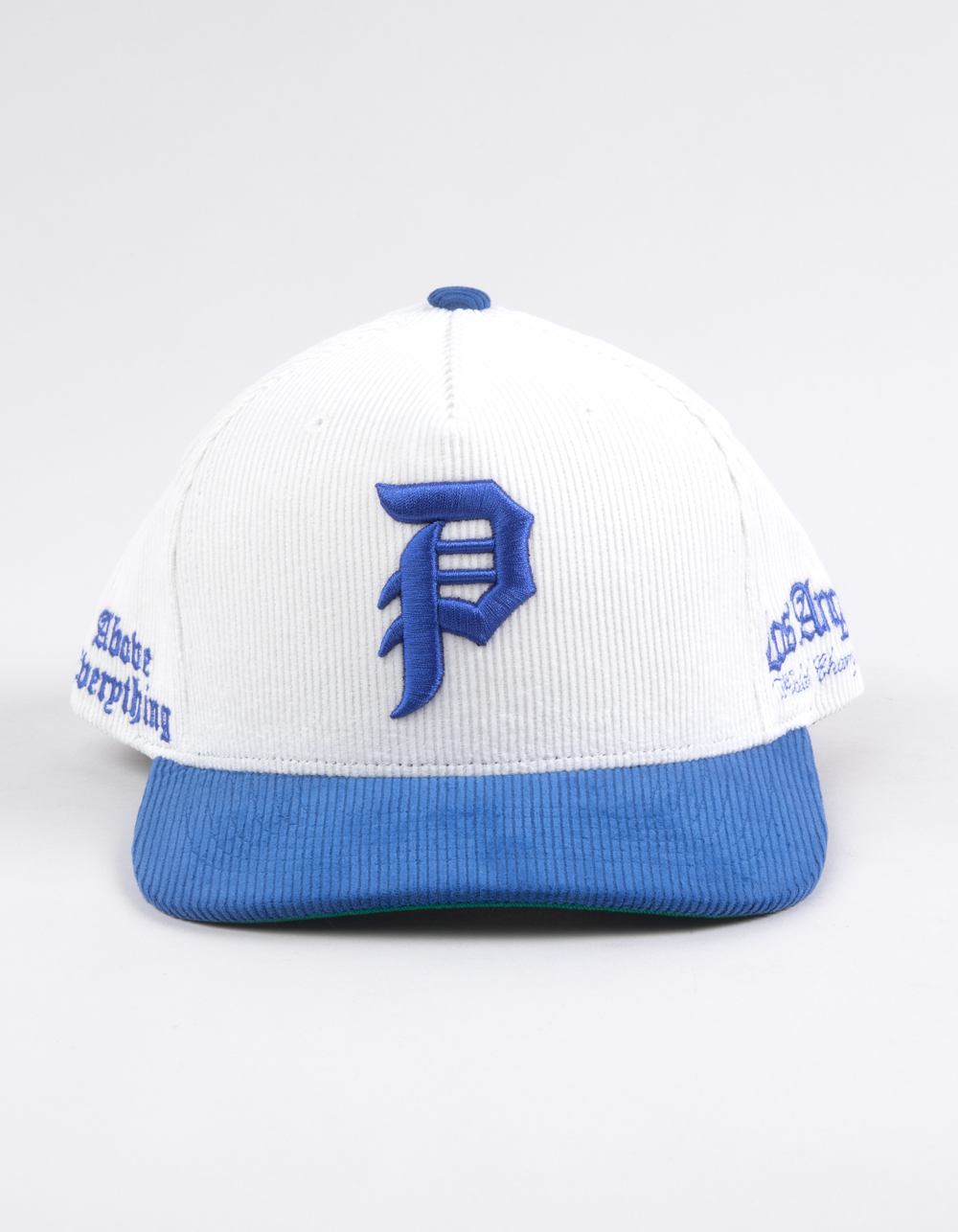 PRIMITIVE Loyalty Corduroy Snapback Hat - BLUE COMBO