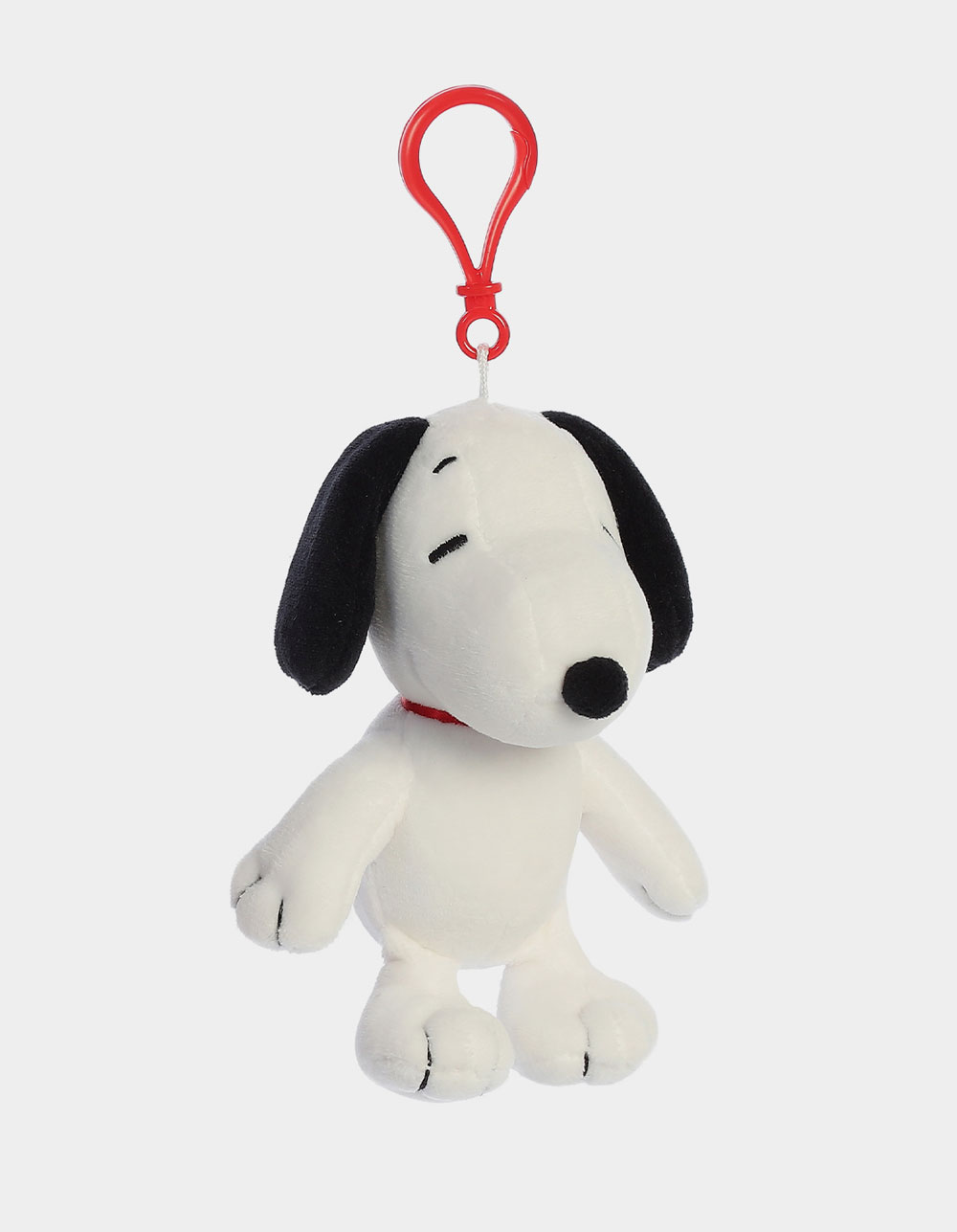 PEANUTS Snoopy Clip-On Keychain - WHITE